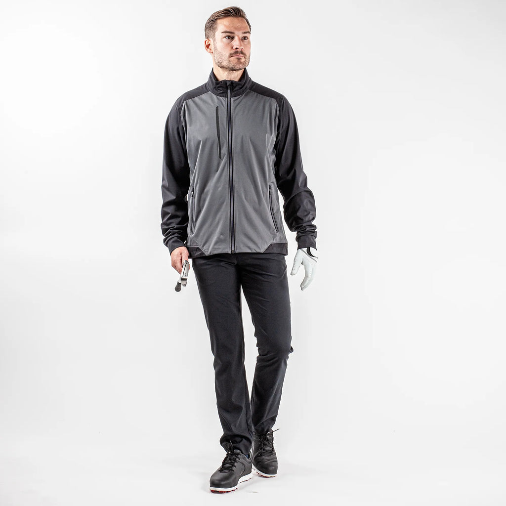 Lyle is a Windproof and water repellent golf jacket for Men in the color Forged Iron(2)
