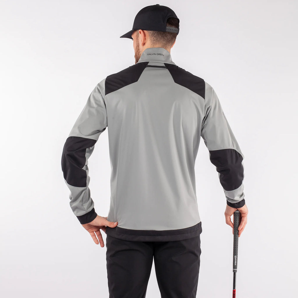 Lyle is a Windproof and water repellent golf jacket for Men in the color Sharkskin(7)