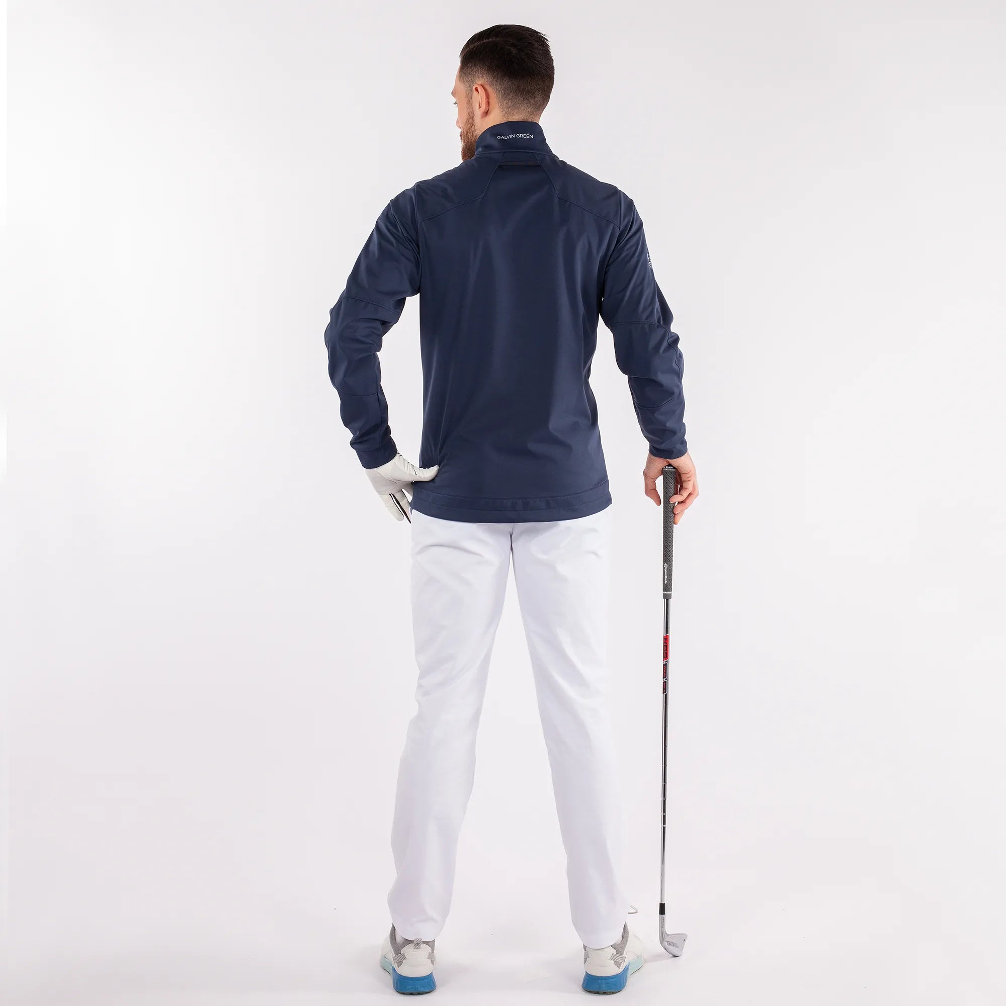 Lyle is a Windproof and water repellent golf jacket for Men in the color Navy(4)