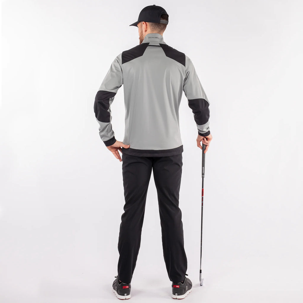 Lyle is a Windproof and water repellent golf jacket for Men in the color Sharkskin(5)