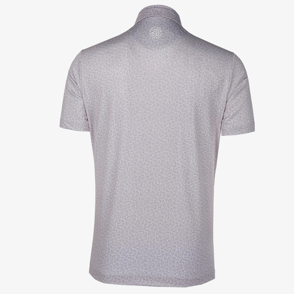 Mani is a Breathable short sleeve golf shirt for Men in the color Cool Grey(8)
