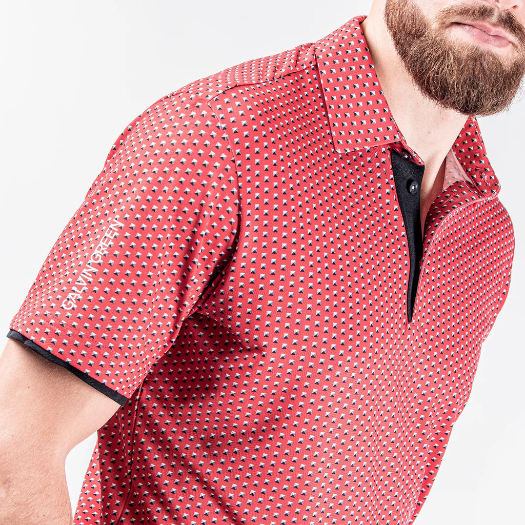 Mark is a Breathable short sleeve shirt for Men in the color Imaginary Red(3)