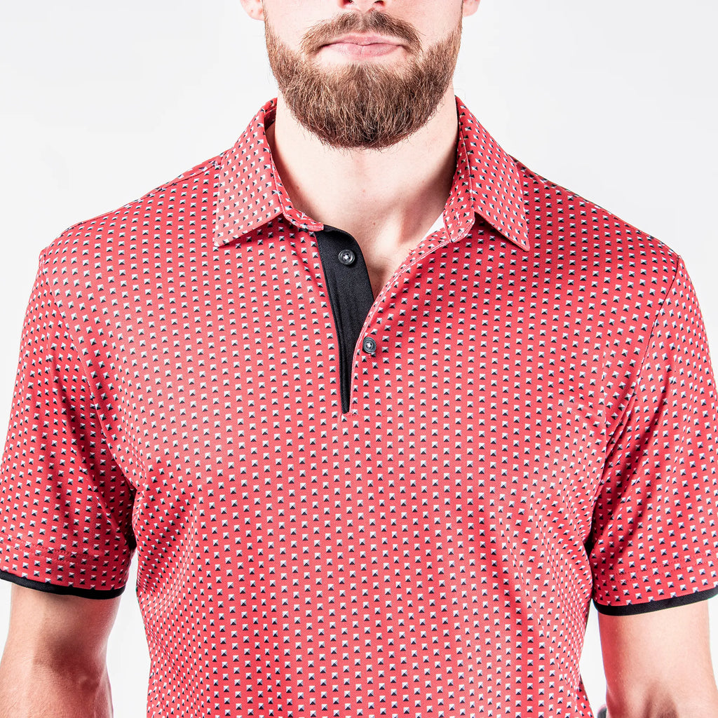 Mark is a Breathable short sleeve shirt for Men in the color Imaginary Red(4)
