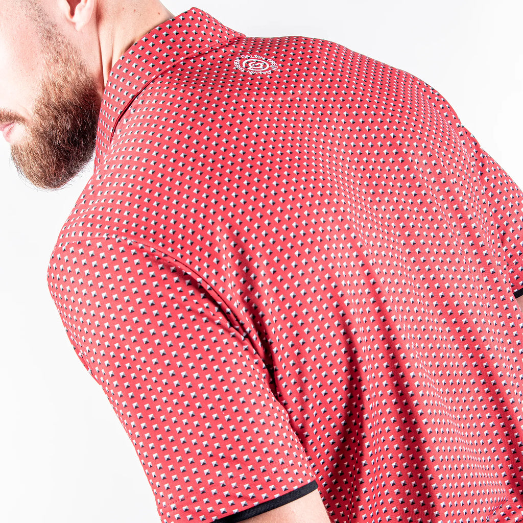 Mark is a Breathable short sleeve shirt for Men in the color Imaginary Red(6)