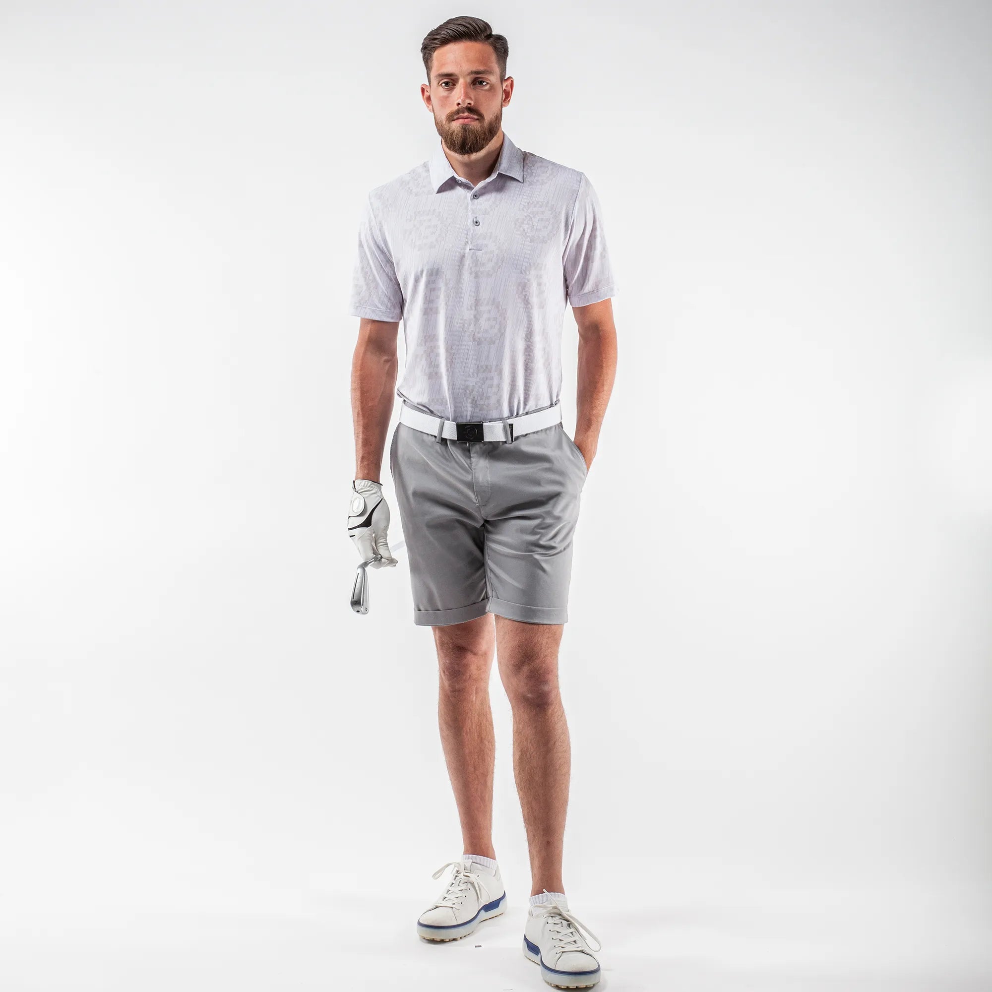 Matteo is a Breathable short sleeve shirt for Men in the color Grey base(3)