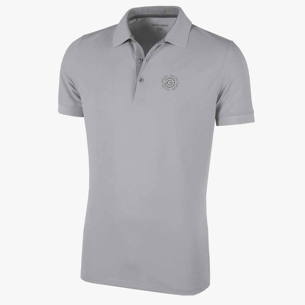 Max Tour is a Breathable short sleeve golf shirt for Men in the color Sharkskin(0)