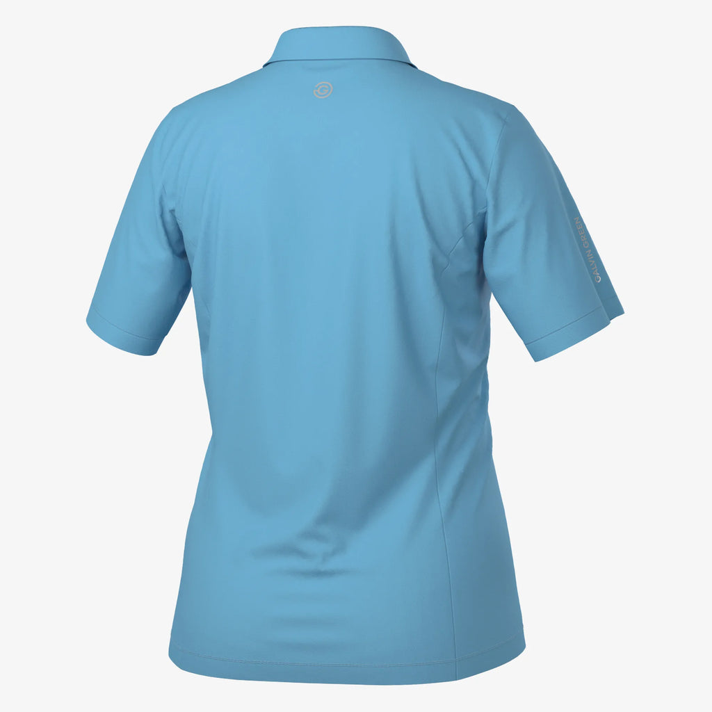 Melody is a Breathable short sleeve golf shirt for Women in the color Alaskan Blue(7)