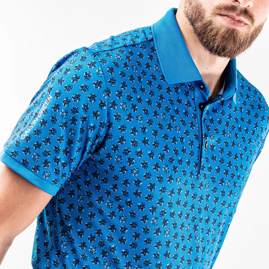 Murphy is a Breathable short sleeve shirt for Men in the color Blue Bell(4)