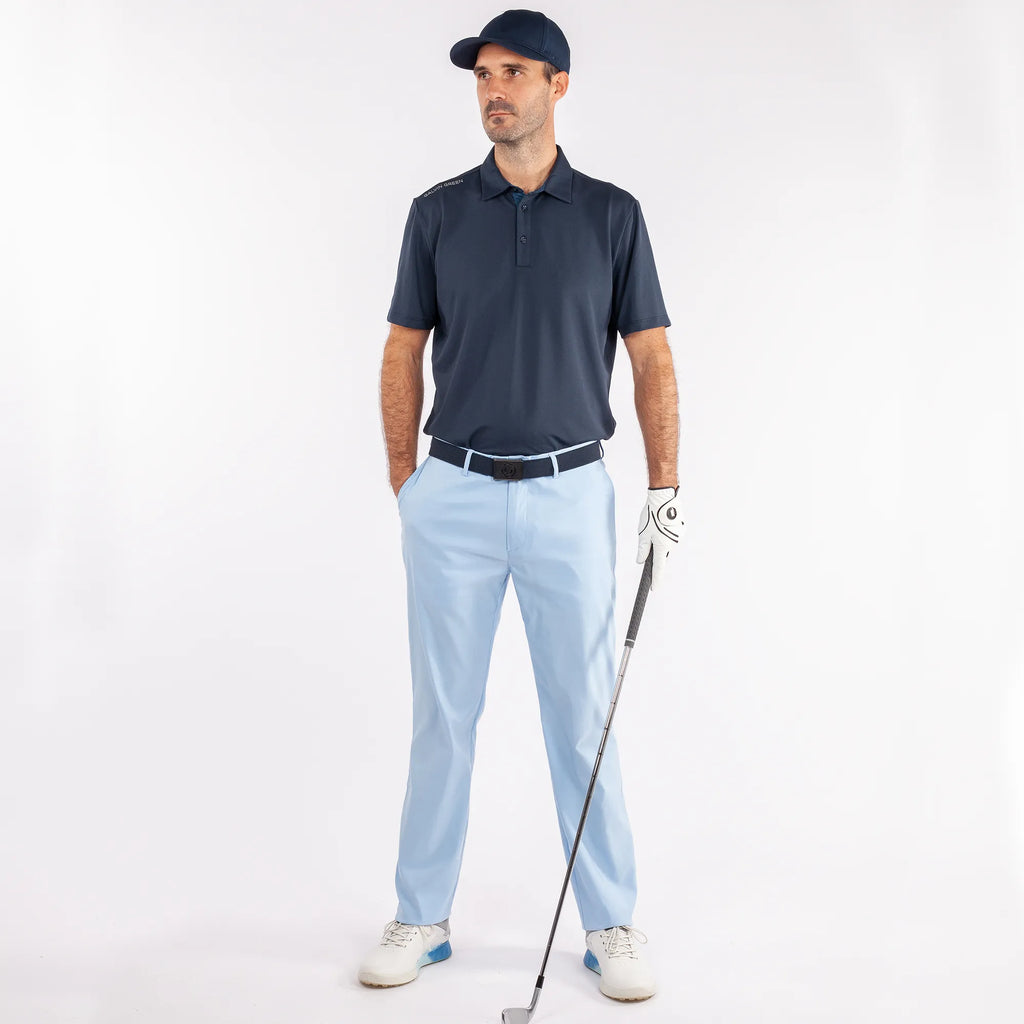 Noah is a Breathable golf pants for Men in the color Blue Bell(2)