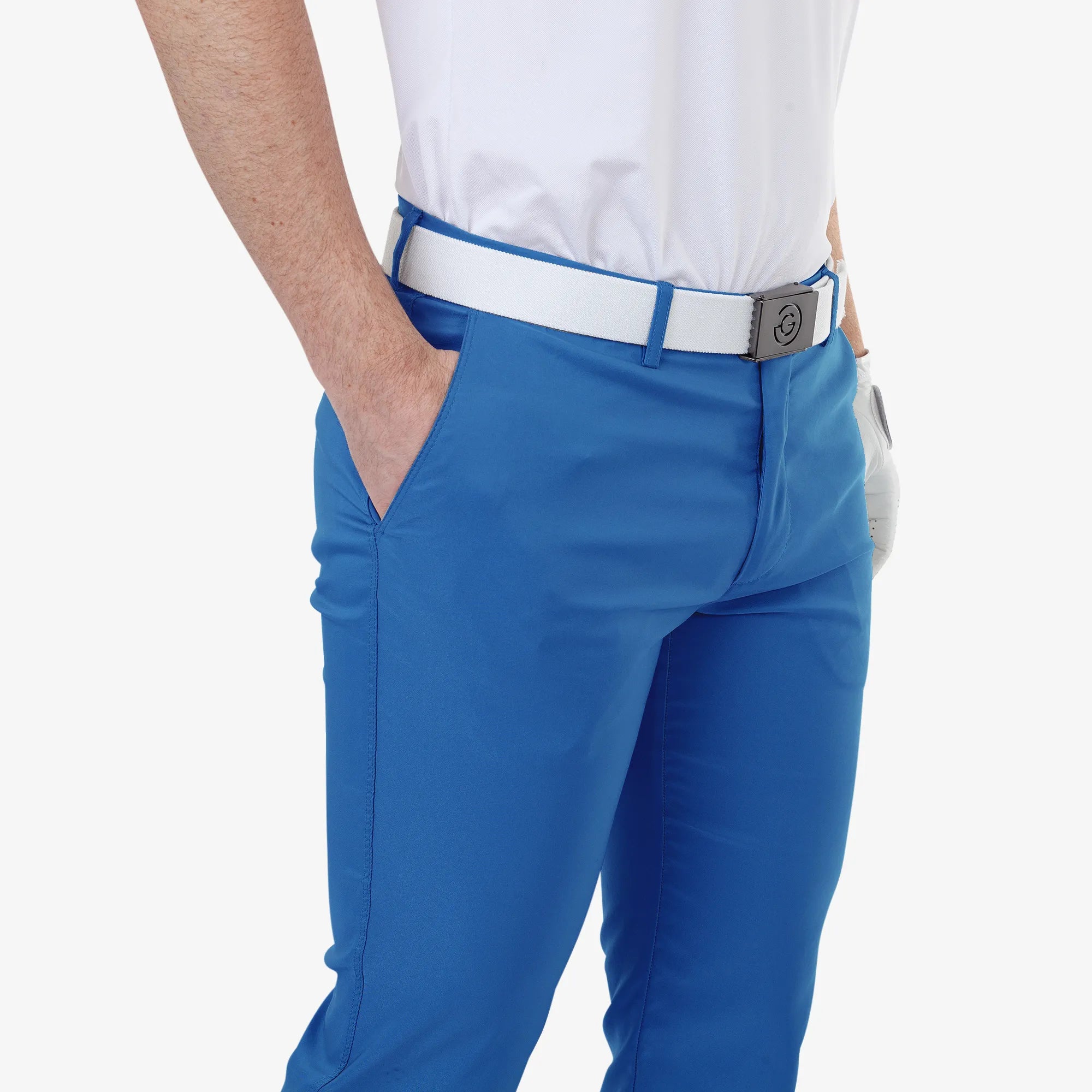 Noah is a Breathable golf pants for Men in the color Royal Blue(3)