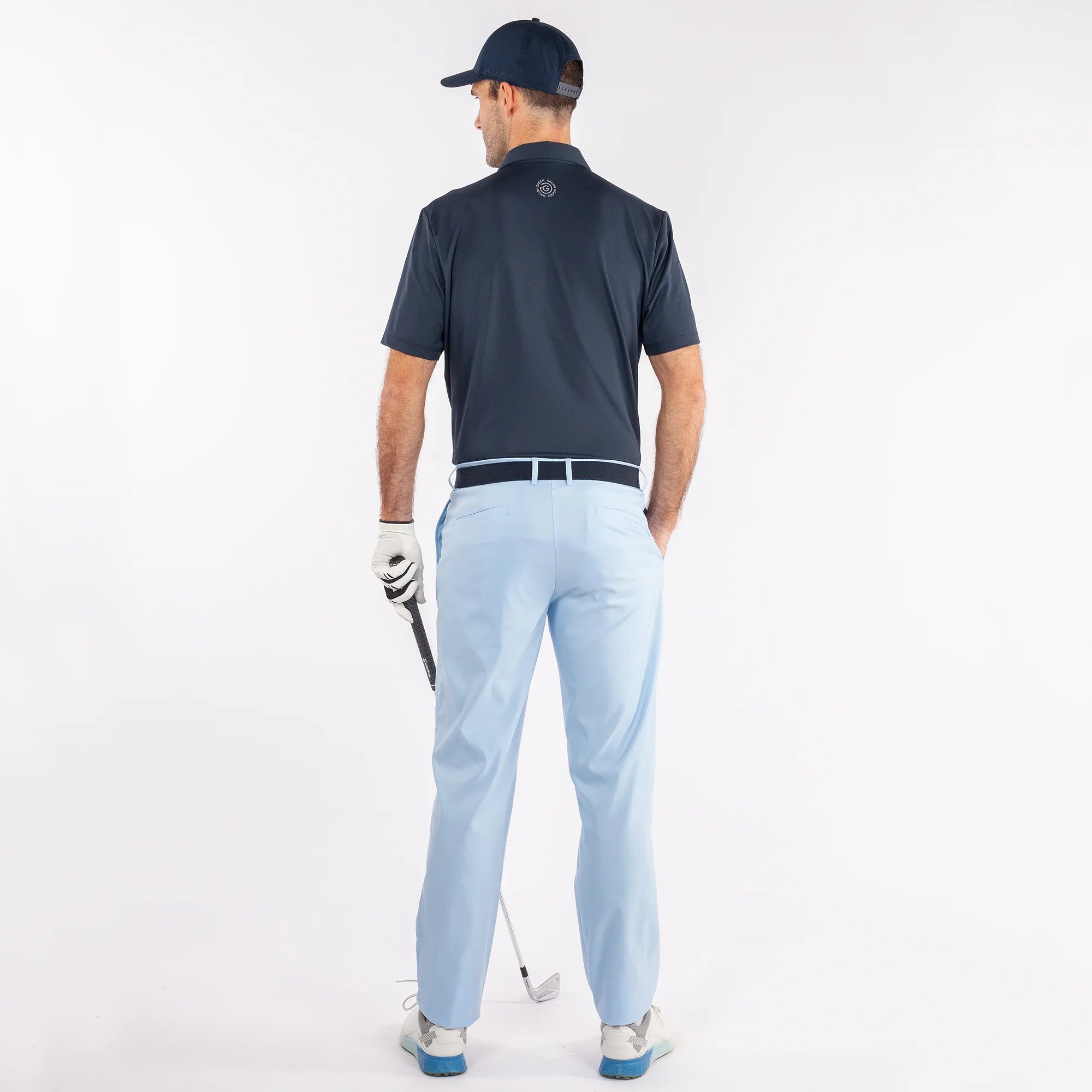 Noah is a Breathable golf pants for Men in the color Blue Bell(6)