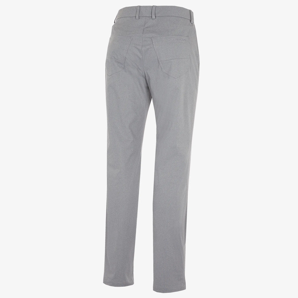 Norris is a Breathable golf pants for Men in the color Grey melange(7)