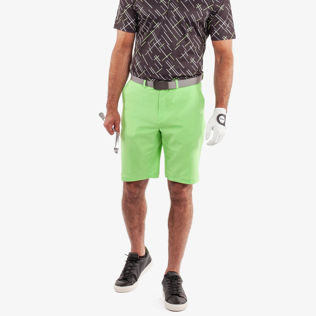 Percy is a Breathable golf shorts for Men in the color Fresh Green(1)