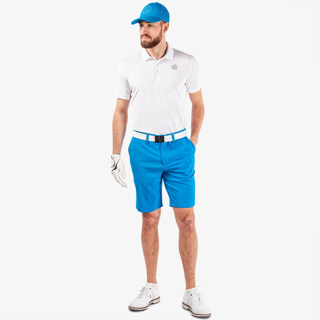 Percy is a Breathable golf shorts for Men in the color Blue(2)