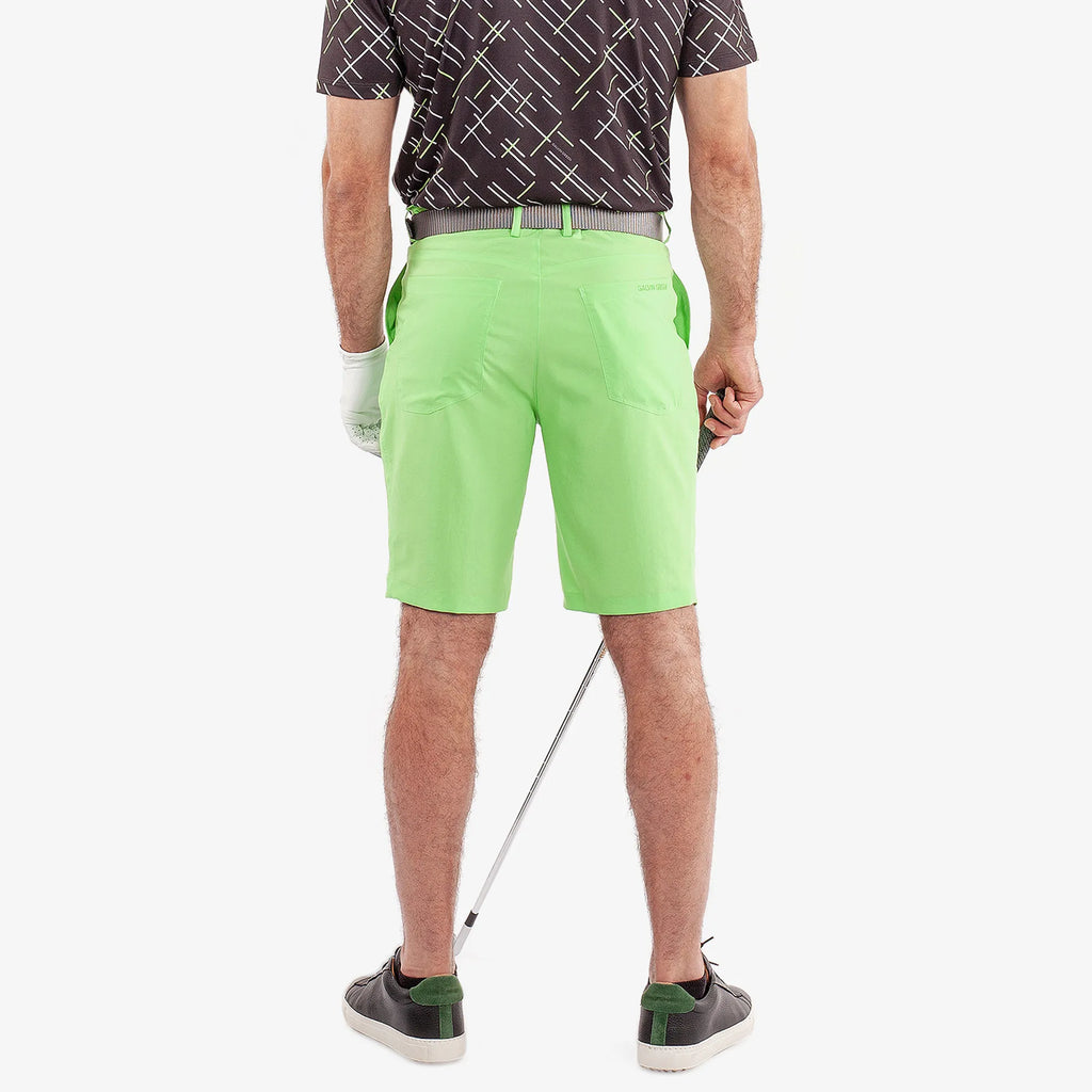 Percy is a Breathable golf shorts for Men in the color Fresh Green(4)