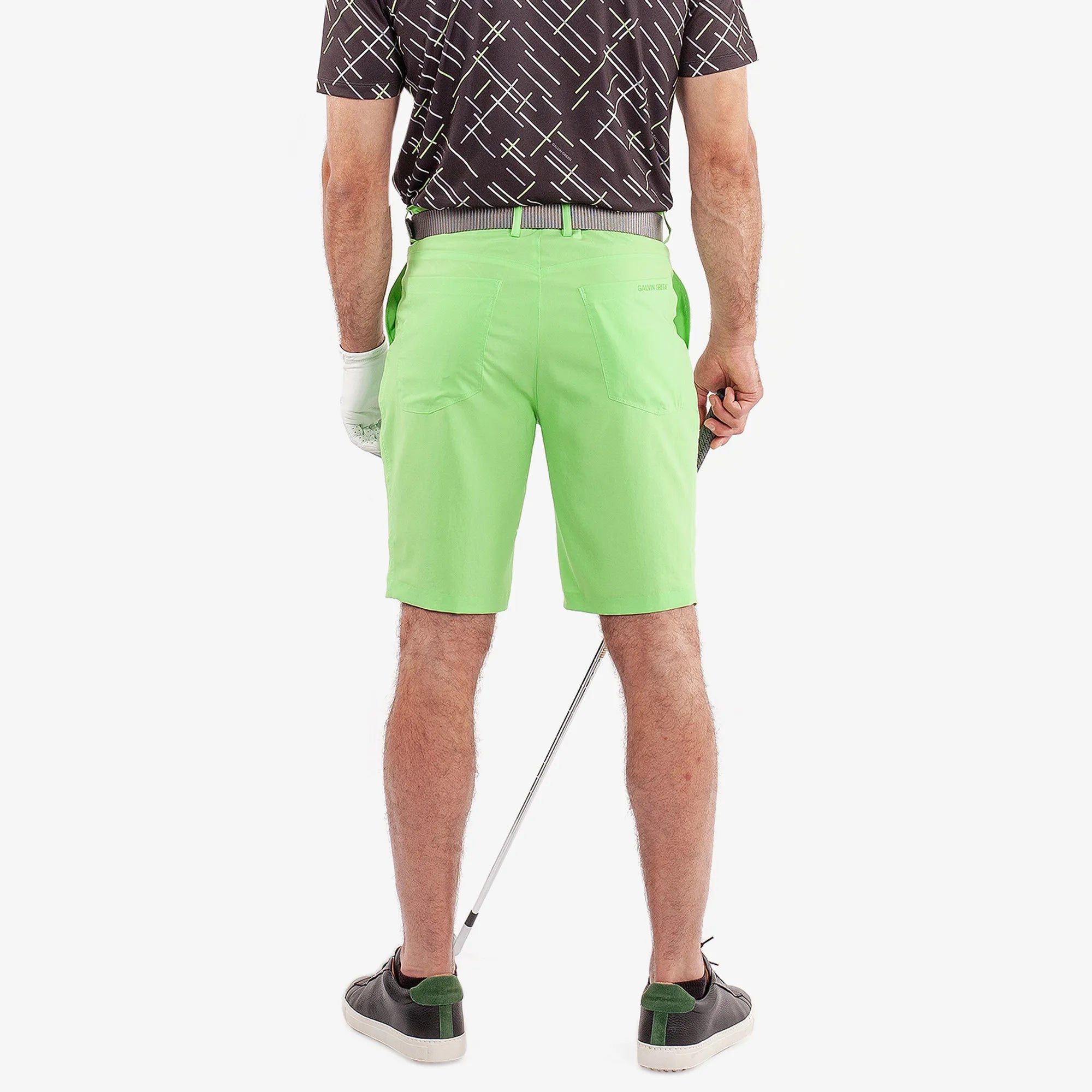 Percy is a Breathable golf shorts for Men in the color Fresh Green(4)