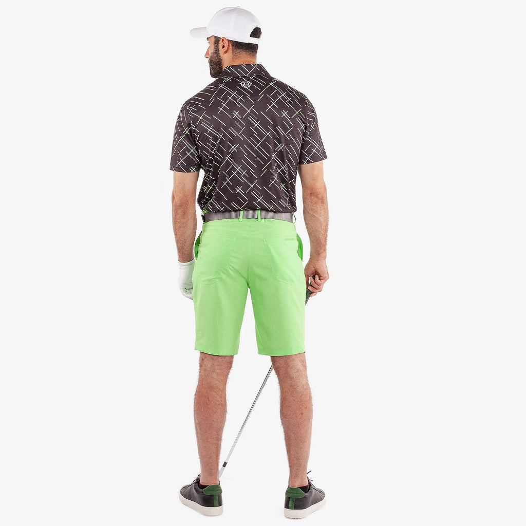 Percy is a Breathable golf shorts for Men in the color Fresh Green(6)