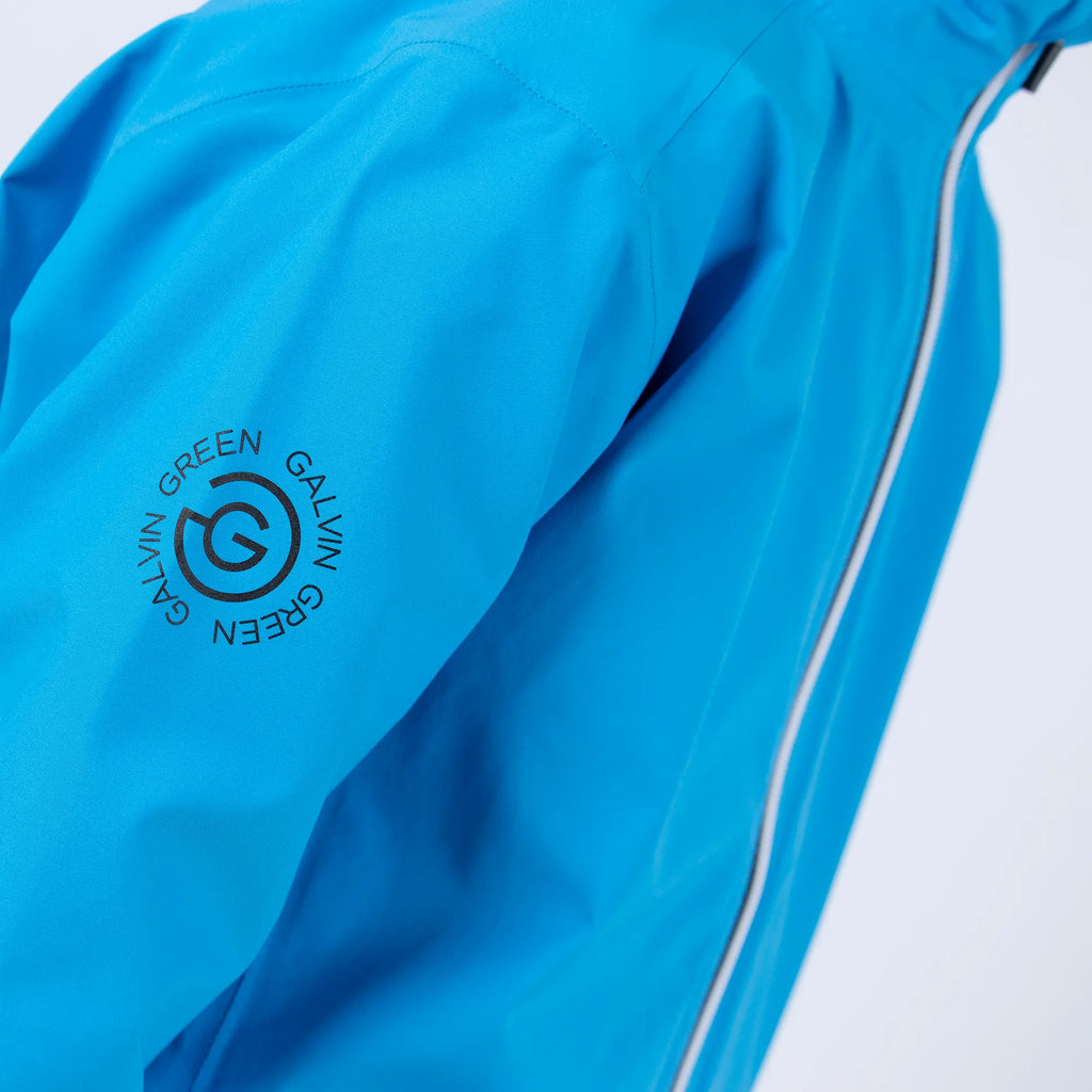 River is a Waterproof golf jacket for Juniors in the color Blue Bell(3)