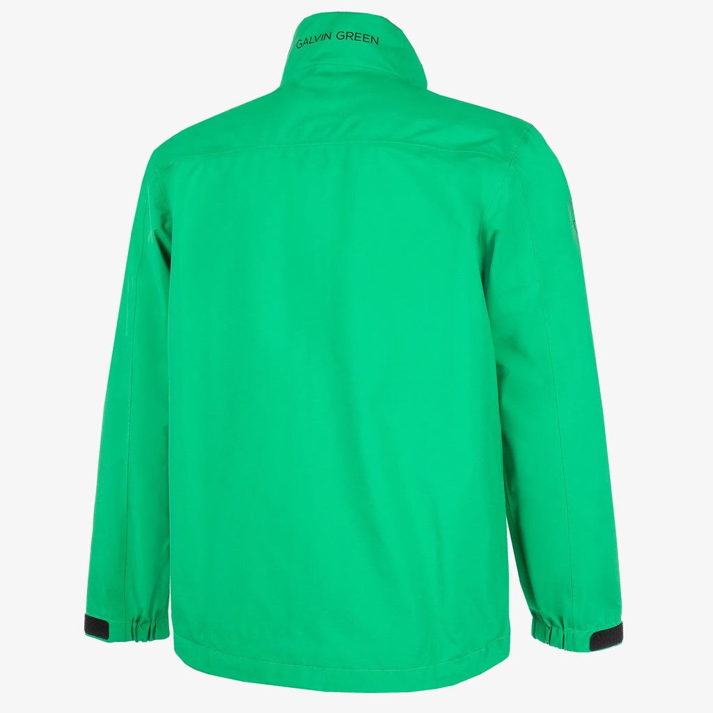 Robert is a Waterproof golf jacket for Juniors in the color Golf Green(10)