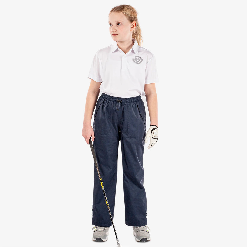 Ross is a Waterproof golf pants for Juniors in the color Navy(2)