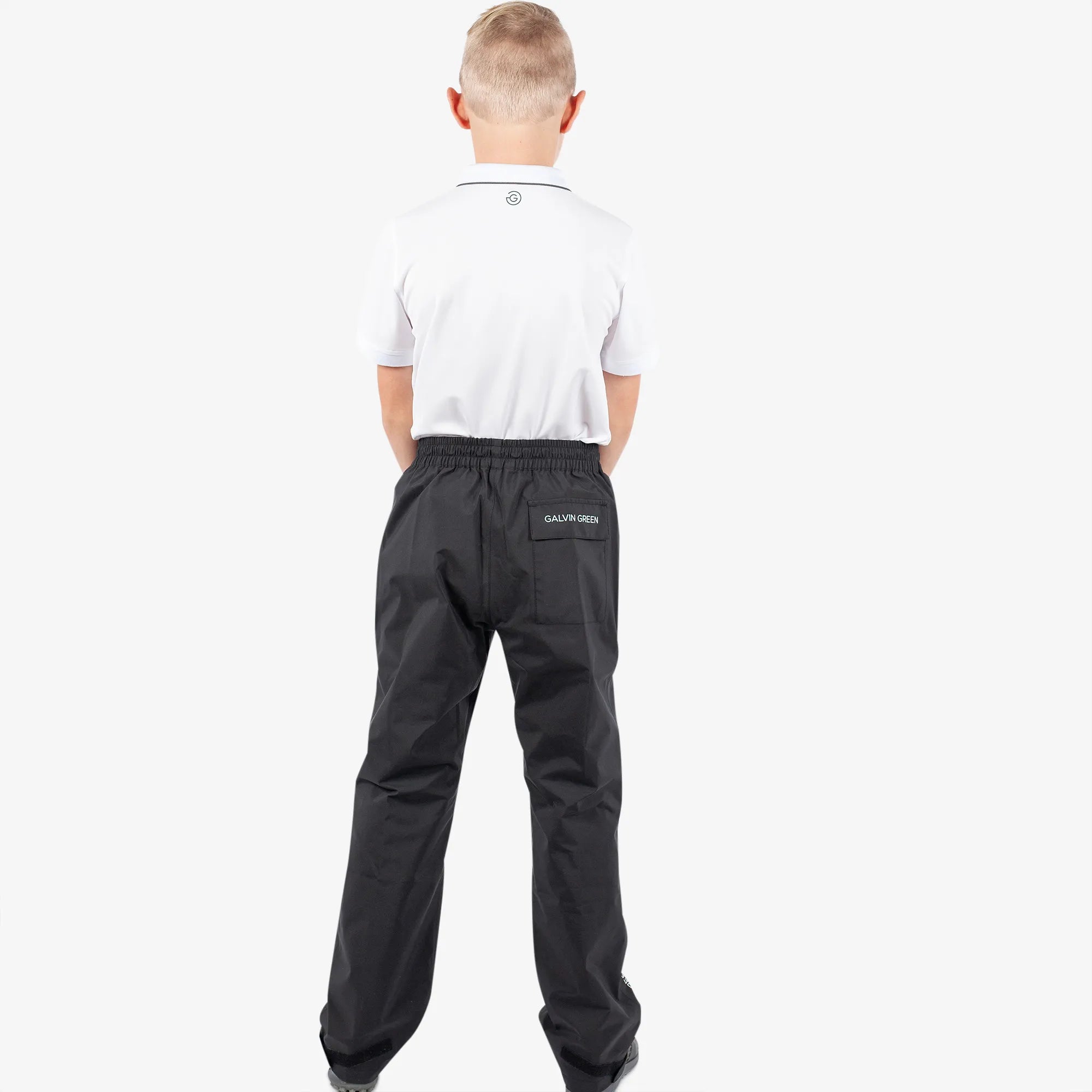 Ross is a Waterproof golf pants for Juniors in the color Black(6)