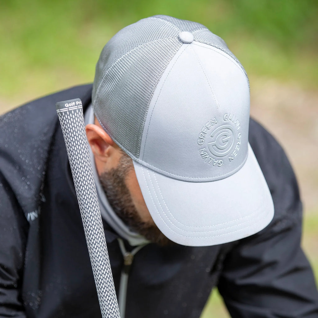 Scott is a Golf cap in the color Sharkskin(3)