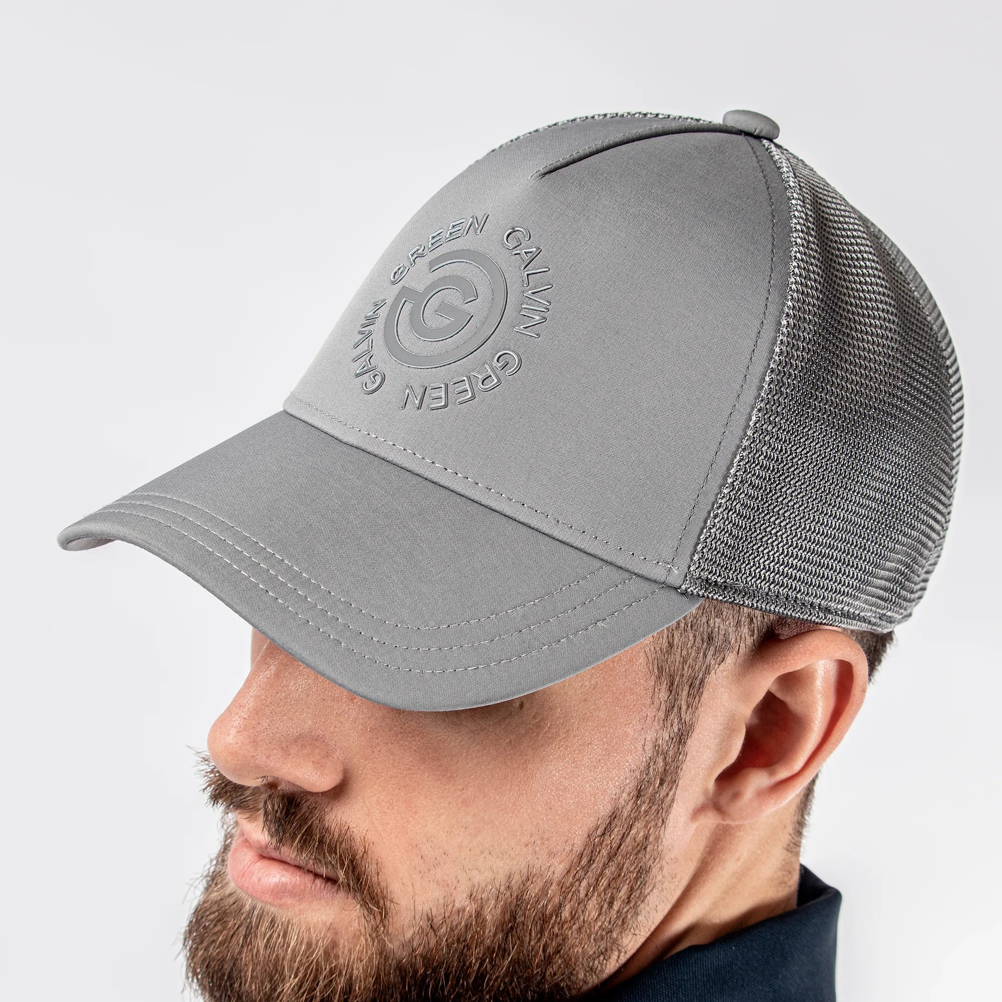 Scott is a Golf cap in the color Sharkskin(2)